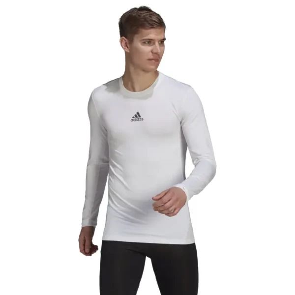 Alternative view of חולצה תרמית אדידס TECHFIT LS לבנה